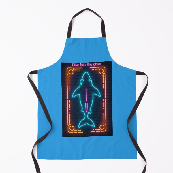Item preview, Neon Shark Glow – Dive into the Light designed and sold by CessB.