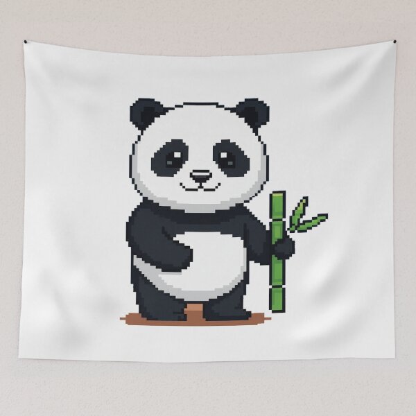 Item preview, Panda 8bit designed and sold by matthijs309.