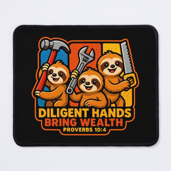 Item preview, Proverbs 10:4 Diligent Hands Bring Wealth designed and sold by plushism.