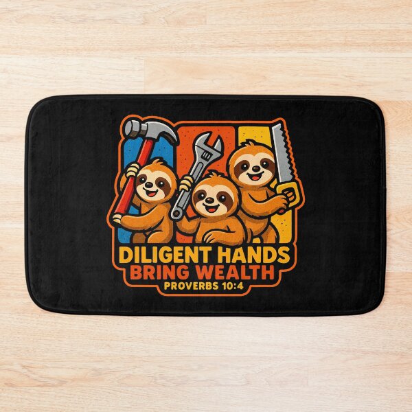 Item preview, Proverbs 10:4 Diligent Hands Bring Wealth designed and sold by plushism.