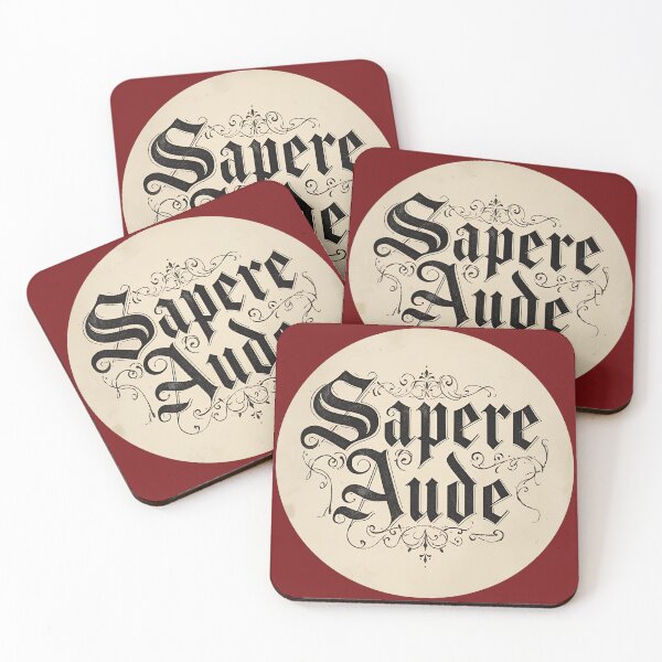 Item preview, Gothic Sapere Aude Latin Quote designed and sold by ChicTrendz.