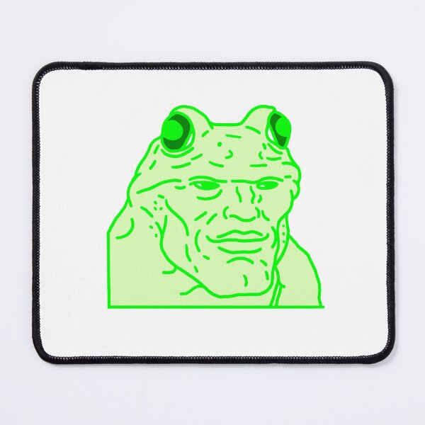Item preview, А brutal frog sits and watches designed and sold by Broke69.