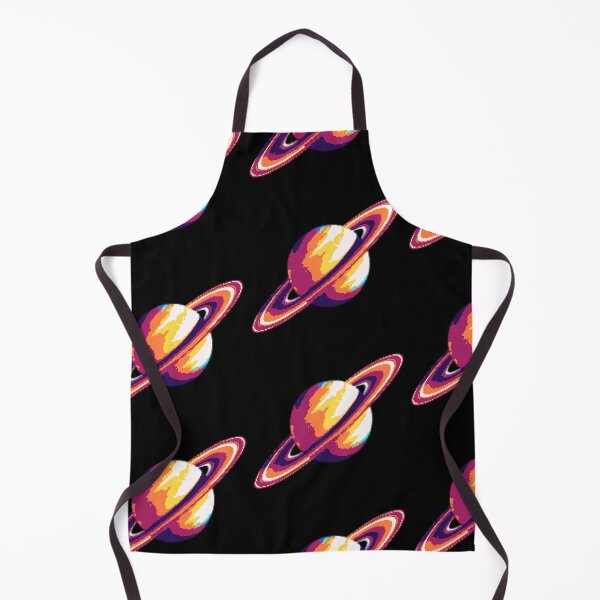 Item preview, Pixelated Saturn (Burnt) designed and sold by Planetation.