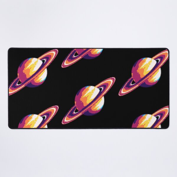 Item preview, Pixelated Saturn (Burnt) designed and sold by Planetation.