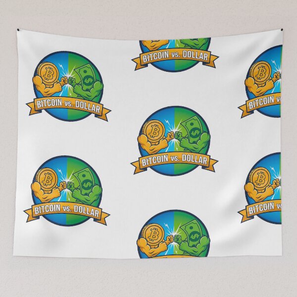 Item preview, BITCOIN VS DOLLAR designed and sold by infinitearte.