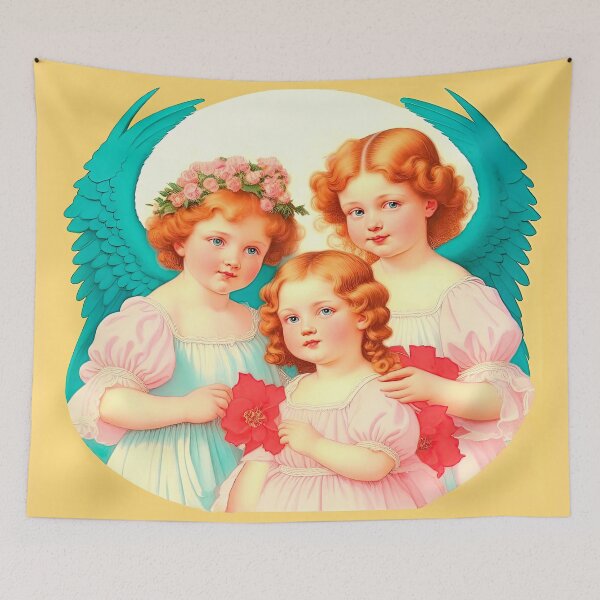 Item preview, Three Cherubic Angels designed and sold by LanaGustavsson.