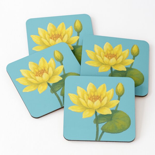 Item preview,  A Sunny Yellow Water Lily in a Painterly Style designed and sold by IraBum.