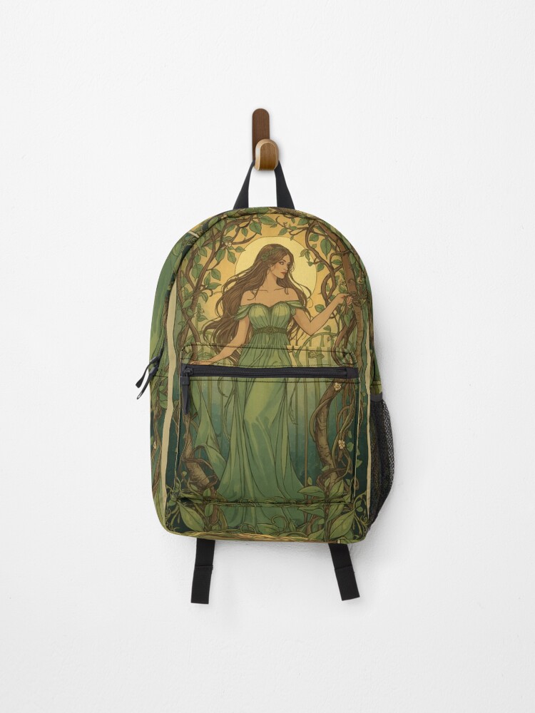 Thumbnail 1 of 3, Backpack, Verdant Grace designed and sold by AbstractAnom.