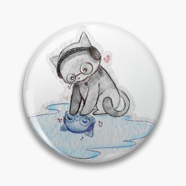 Item preview, Watercolor Cat with Inspirational Quote – Be Gentle With Yourself designed and sold by lowder.