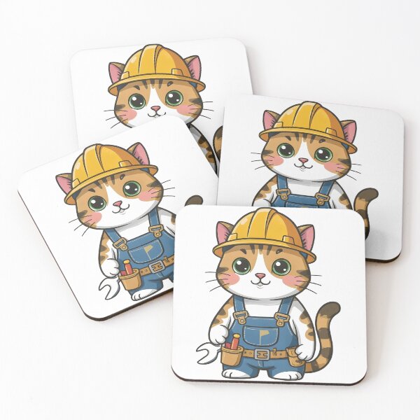 Item preview, cute catswithhardhats designed and sold by Uglyandcute.