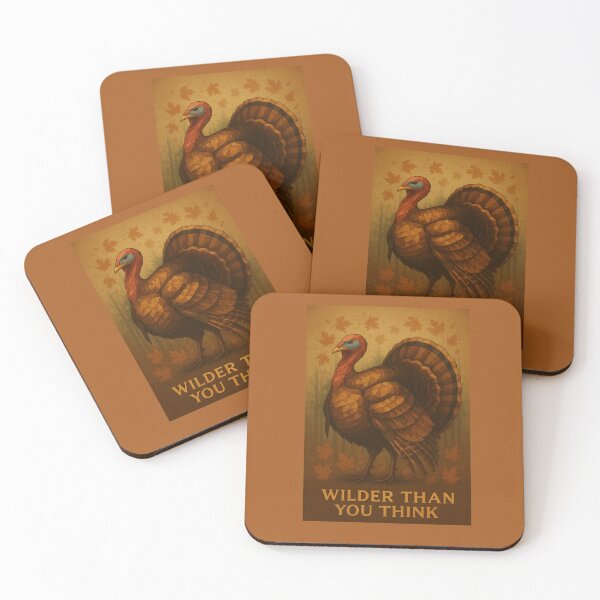 Item preview, Wilder Than You Think – Autumn Turkey Art Print designed and sold by GeoWild Designs.
