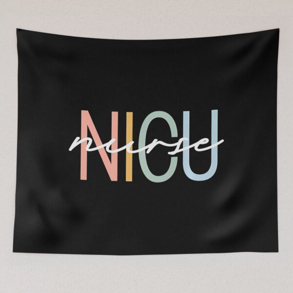 Item preview, NICU Nurse ICU Neonatal Boho Rainbow Team Tiny Humans Retro Swea		 designed and sold by uttjqlfzylp35.