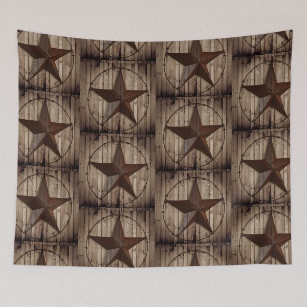 Item preview, primitive farmhouse barn wood western country star  designed and sold by LEILA ART SPACE.