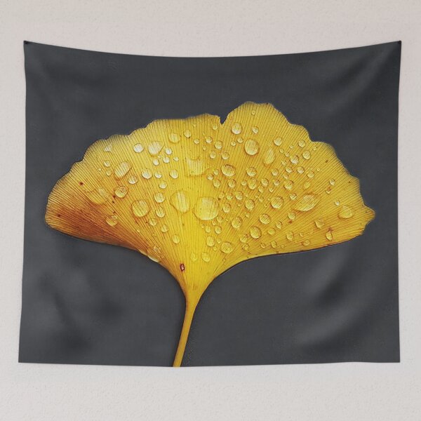 Item preview, Gingko Biloba Leaf-Gold Leaf-Gingko Leaf-Gingko Leaf Dew designed and sold by TessAndre.