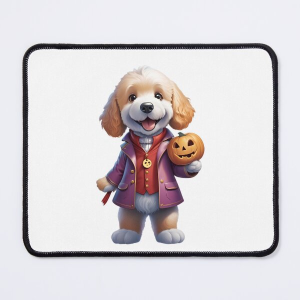 Item preview, ADORABLE GOLDEN DOODLE HALLOWEEN designed and sold by Kedspicedesign.