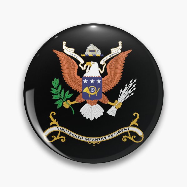 Item preview, Army - Regimental Colors - 19th Infantry Regiment  - THE ROCK OF CHICKAMAUGA X 300 designed and sold by Military Insignia Products.
