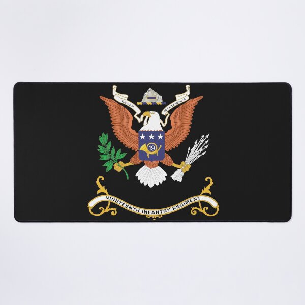 Item preview, Army - Regimental Colors - 19th Infantry Regiment  - THE ROCK OF CHICKAMAUGA X 300 designed and sold by Military Insignia Products.