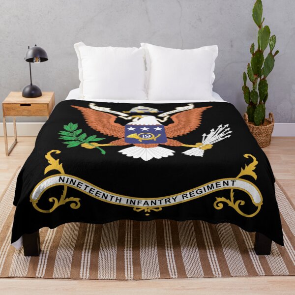 Item preview, Army - Regimental Colors - 19th Infantry Regiment  - THE ROCK OF CHICKAMAUGA X 300 designed and sold by Military Insignia Products.