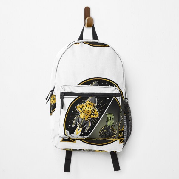 Item preview, BITCOIN ON THE ROCKET DOLLAR ON THE SNAIL designed and sold by infinitearte.