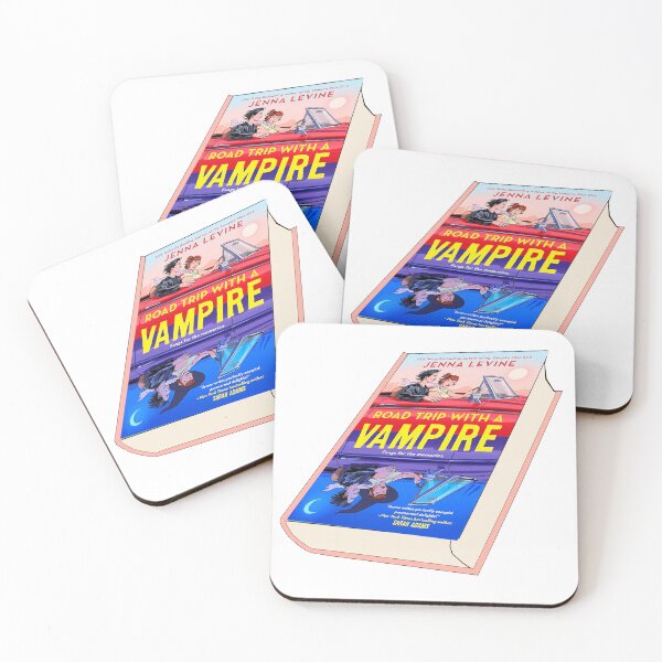 Item preview, Road trip with a Vampire Jenna Levine Book Sticker designed and sold by baranskini.