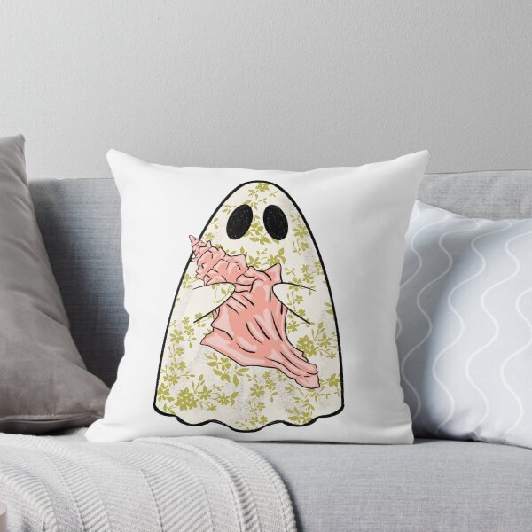 Item preview, Ghost August With A Shell with white background  designed and sold by missmann.