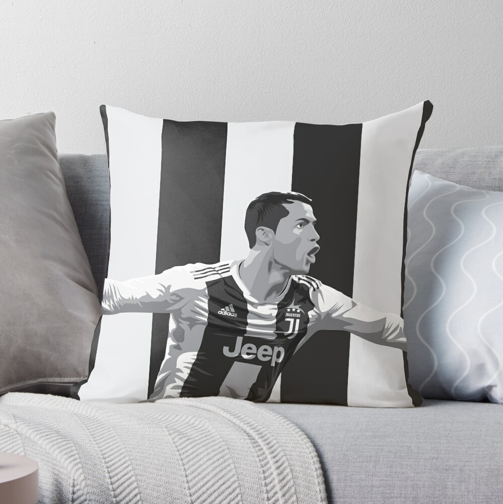 cristiano ronaldo drip jacket in italy Throw Pillow by Sebastolov