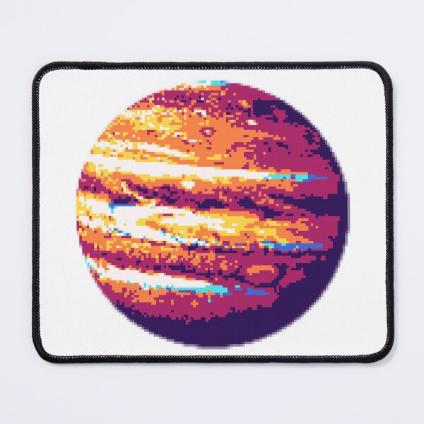 Item preview, Pixelated Jupiter (Burnt) designed and sold by Planetation.