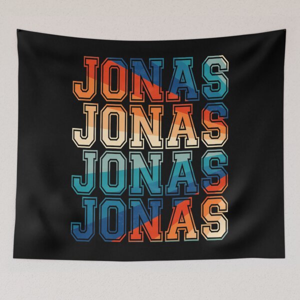 Item preview, Jonas First Name Pride Vintage Distressed Retro Style 		 designed and sold by syidhgqfkp27.
