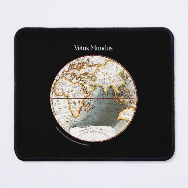 Item preview, Vetus mundus ancient world map designed and sold by Printspiration, Explore Unique Art & Designs.