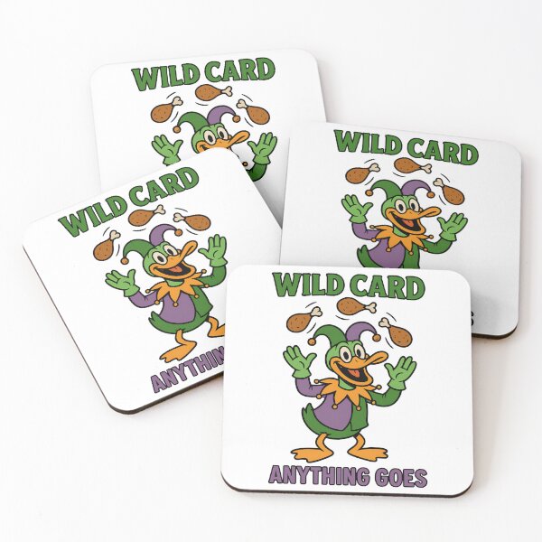 Item preview, Wild Card Duck Funny Jester Anything Goes Design designed and sold by TeeTimeTreasure.