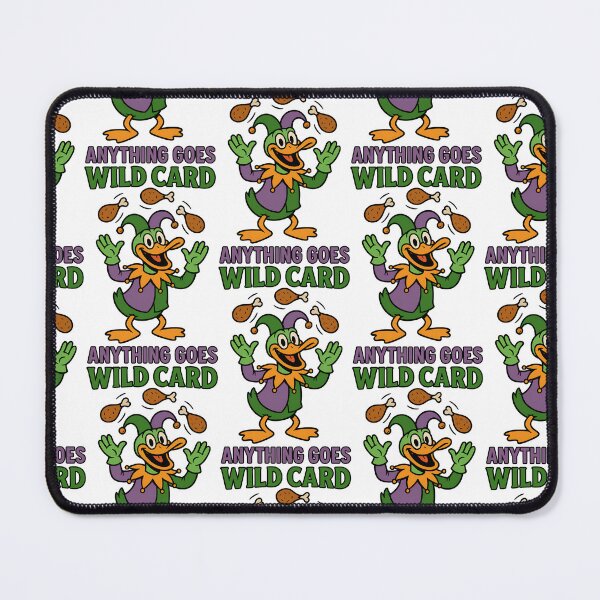 Item preview, Wild Card Duck Funny Jester Anything Goes Design designed and sold by TeeTimeTreasure.