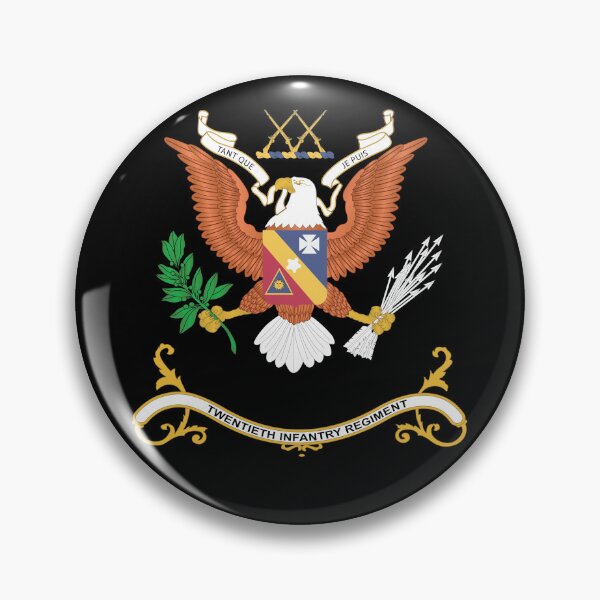 Item preview, Army - Regimental Colors - 20th Infantry Regiment  - TANT QUE JE PUIS X 300 designed and sold by Military Insignia Products.