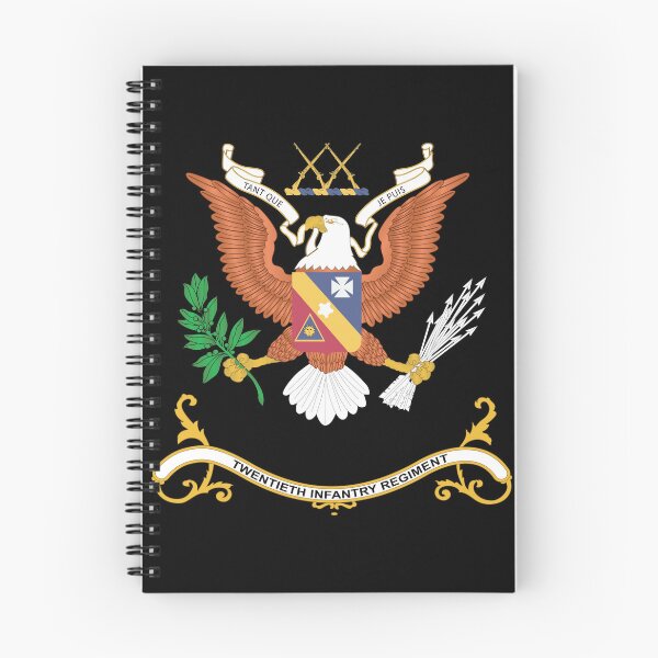 Item preview, Army - Regimental Colors - 20th Infantry Regiment  - TANT QUE JE PUIS X 300 designed and sold by Military Insignia Products.