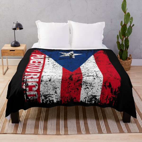 Item preview, PUERTO RICO Vintage Flag  White Grey Heather  PUERTO RICO 		 designed and sold by fadlwxlfrp17.