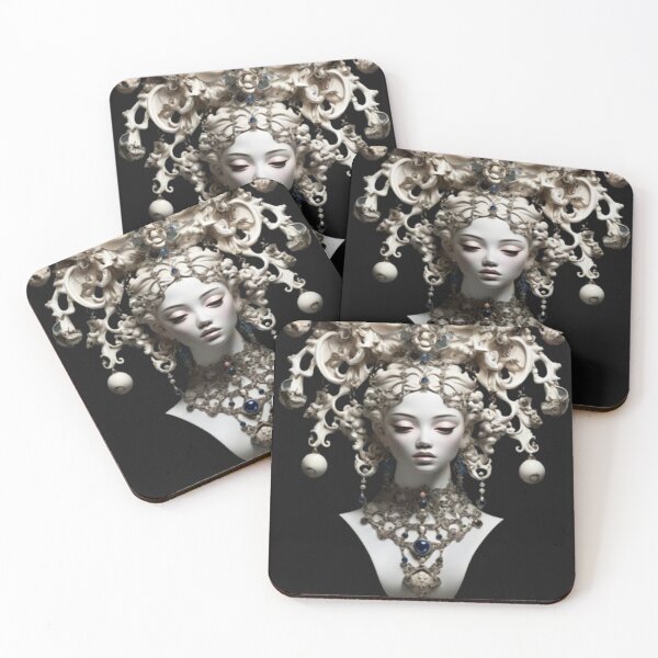 Artikelvorschau, Baroque Collar – Porcelain Ornaments Collier entworfen und verkauft von Antik by Schulz.