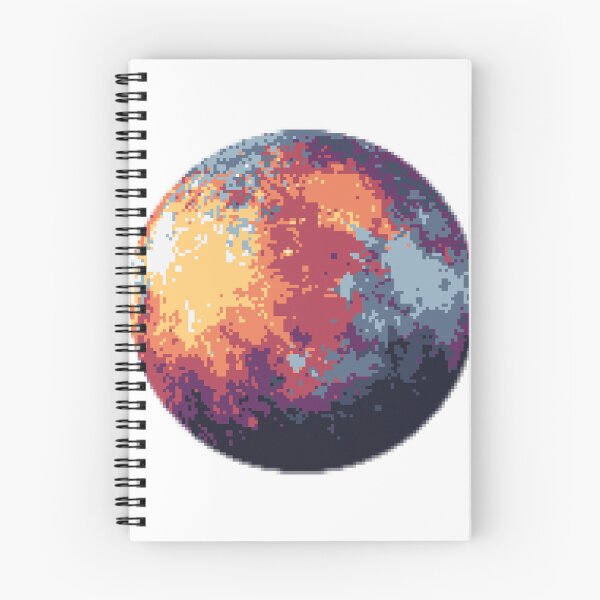 Item preview, Pixelated Planet Pluto (Warm Ash) designed and sold by Planetation.