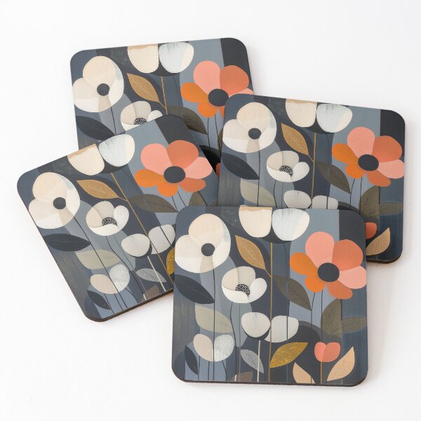Item preview, Modern Floral Abstract – Bold Minimalist Flower Art designed and sold by LinaDesign Store.