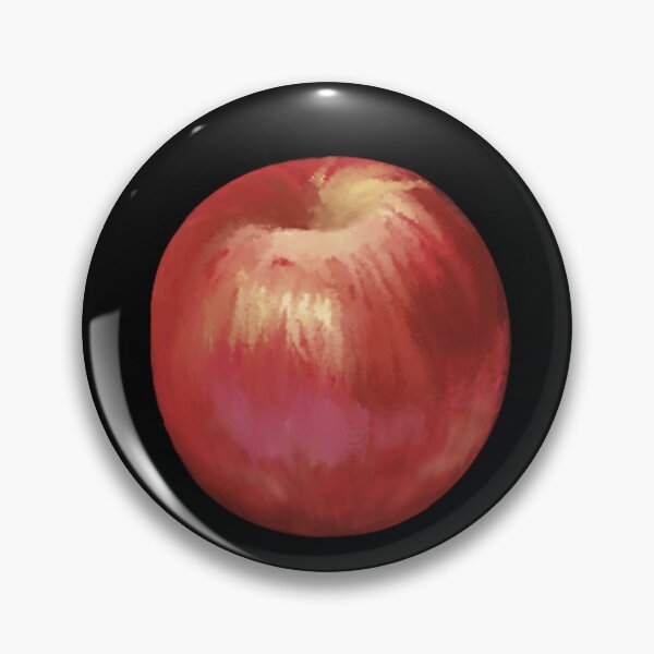 Item preview, Red illustrated apple designed and sold by SkautArt.