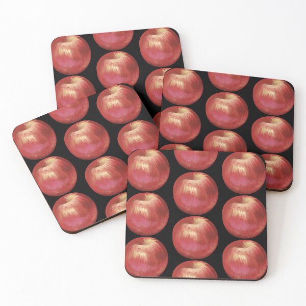 Item preview, Red illustrated apple designed and sold by SkautArt.