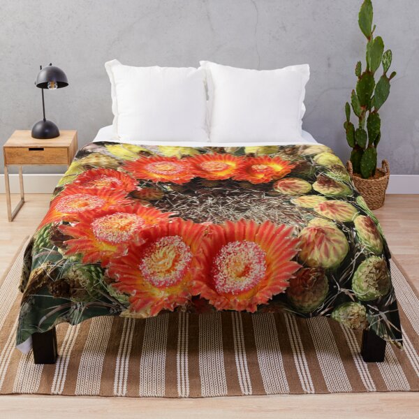 Item preview, Letter C Red Barrel Cactus Flowers designed and sold by simonjayphotos.