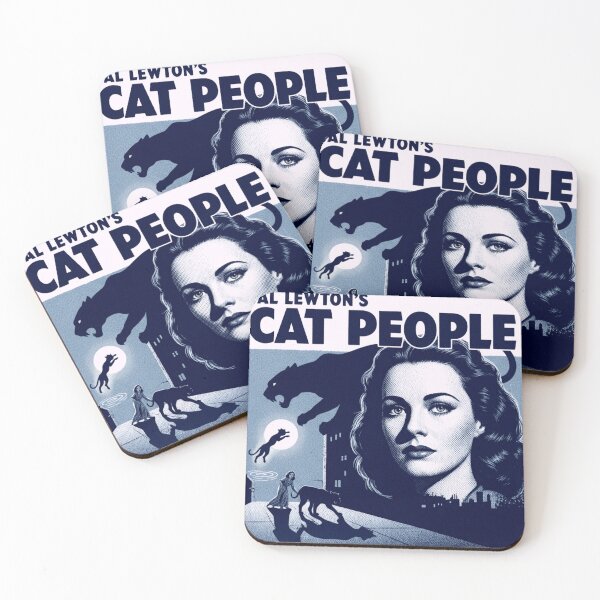 Item preview, Shadow of the Panther – Reimagined Cat People Poster designed and sold by Art's Diner.