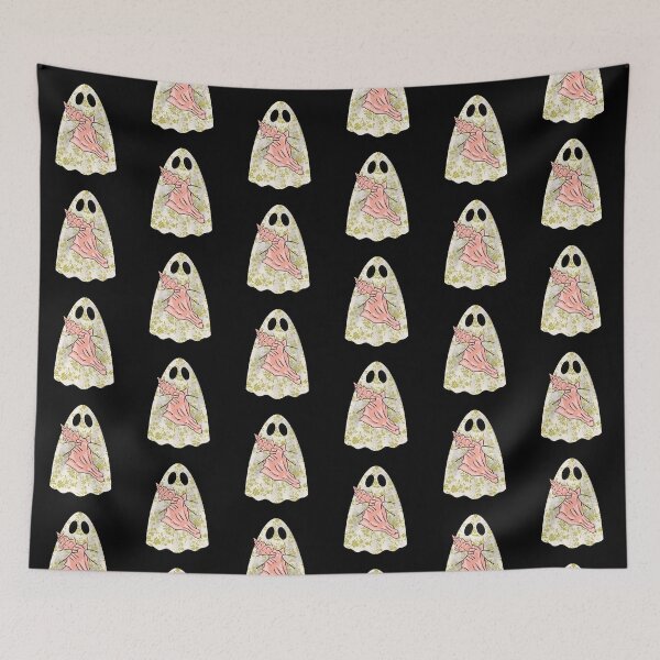 Item preview, Ghost August With A Shell with black background  designed and sold by missmann.
