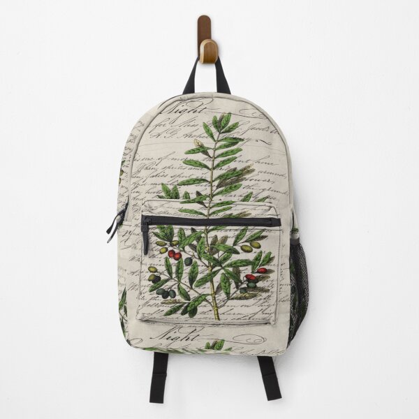 Item preview, paris scripts kitchen artwork french botanical leaf olive designed and sold by LEILA ART SPACE.
