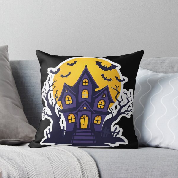 Item preview,  Haunted House Halloween – Spooky Night Sticker designed and sold by Agart-Desing.