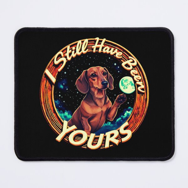 Item preview, Dachshund Under Moonlight With Loving Quote designed and sold by e-camelleone.