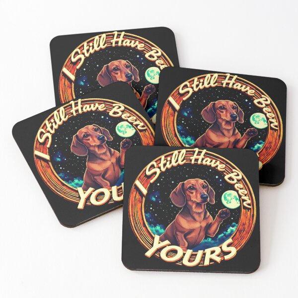 Item preview, Dachshund Under Moonlight With Loving Quote designed and sold by e-camelleone.
