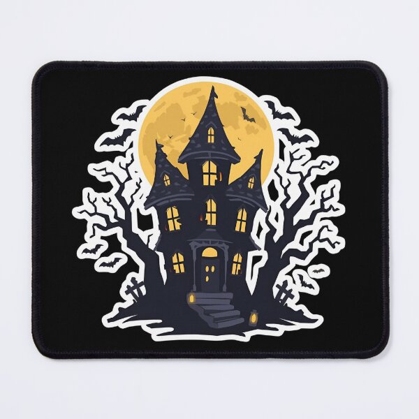 Item preview, Haunted House Halloween – Spooky Night Sticker designed and sold by Agart-Desing.