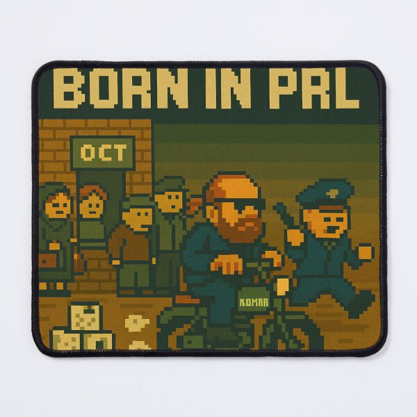 Item preview, Born in PRL – Pixel Escape designed and sold by Boldolka.