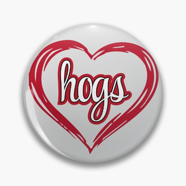 Item preview, red heart hogs designed and sold by Happy Daisy Designs.