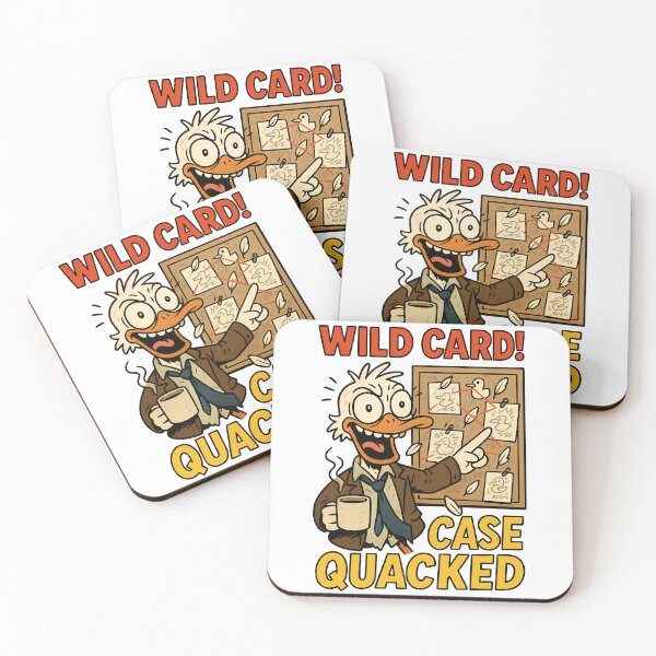 Item preview, Wild Card Duck Case Quacked Funny Conspiracy Design designed and sold by TeeTimeTreasure.